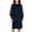 Blue, variant on ClodeEU Women's Round Neck Lace Long Sleeve Sheath Dress with Cut Out Mesh Panels,Fall Trendy Tunic Dress Blue,Womens Plus XL