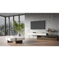 thumbnail image 7 of Modern White and Walnut Square Coffee Table with Storage, 7 of 7