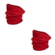 thumbnail image 1 of sweethay Calentador de Cuello Forro Polar A Prueba de Frío Colores Surtidos Cuellos Cómodos Polaina Espesar Gran Textura Durabilidad Pañuelo Rojo 2Conjunto, 1 of 6