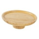 thumbnail image 2 of Soporte de madera para pasteles Bandeja para servir frutas Tabla de quesos Bandeja de bambú para servir aperitivos Amarillo claro s, 2 of 9