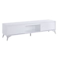thumbnail image 2 of Raceloma TV stand , LED, White & Chrome Finish, 2 of 5