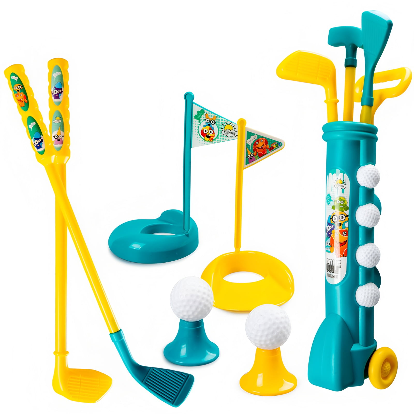 Deluxe Kid's Happy Golfer Toy Golf Set PS311 Blue - Walmart.com