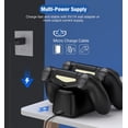 thumbnail image 4 of PS4 Controller Charger Dock Station, PS4 Controller Charger Station for Playstation 4 Controller, PS4 Remote Charging Station with Fast-Charging Port,, 4 of 6