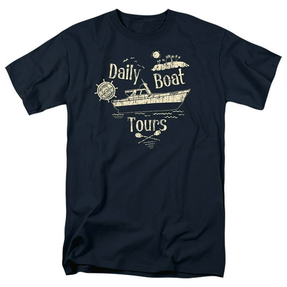Gilligan's Island SS Minnow Daily Boat Tours Adult T-shirt, Large
