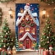 thumbnail image 1 of Adornos navideños, regalos navideños, cubierta de puerta navideña de 35 x 71 pulgadas - Patrones de Papá Noel, decoración de puerta para el día de Navidad - Decoración para fiestas de festivales, cubi, 1 of 6