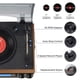 thumbnail image 4 of Tocadiscos de vinilo 10 en 1 ORCC con tocadiscos y Bluetooth, 4 of 8