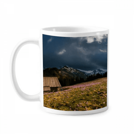 

House Flower Forestry Science Nature Scenery Mug Pottery Cerac Coffee Porcelain Cup Tableware