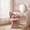 Pink + Fabric, variant on Vanity Chair with Butterfly Back,Swivel Accent Chair Dining Chairs,Makeup Stool for Bedroom Dressing Table,Suitable for Living Room,Dining Room,Study,Recreational Areas WHITE