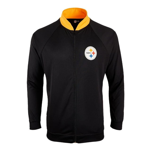 Chamarra NFL Talla CH Deportiva Pittsburgh Steelers Negro