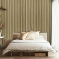 thumbnail image 2 of UMIGGEE Wood Slat Wallpaper Peel and Stick Brown Shiplap Wood Panel Grain Contact Paper Removable Self Adhesive Faux Wood Panel Wall Covering for Cabinets and Drawers 17.7 in x 118 in, 2 of 7