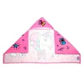 thumbnail image 2 of Jojo Siwa Kids Bath and Beach Hooded Towel Wrap, 51 x 22, 100% Cotton, Pink, Nickelodeon, 2 of 11