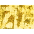thumbnail image 1 of Ahgly Company Indoor Rectangle Abstract Yellow Modern Area Rugs, 6' x 9', 1 of 4