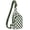 Bean Green, variant on Bean Green Checkered Sling Bag for Women, Mini Lightweight Crossbody Fanny Pack, Adjustable Strap Chest Bag Trendy Checkerboard Print Shoulder Purse for Travel Sports Daily Use