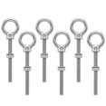 thumbnail image 1 of M6 Eye Bolt With Metric Thread In Stainless Steel For Fixing And Suspension 6 Pieces, 1 of 5