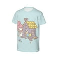 thumbnail image 3 of Boys Girls Kuromi And My Melody Shirt Graphic T-Shirt Crewneck Short Sleeve 3d Colorful Tops Tees, 3 of 6