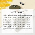 thumbnail image 7 of Zehjuhan Baby Boys Fall Winter Outfits Long Sleeve Crewneck Color Block Sweatshirt Top and Solid Pants Green White，3-6M, 7 of 7