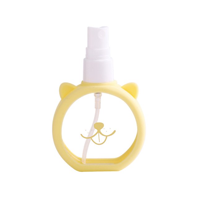 Botella Recargable Atomizador De Perfume Tamaño De Viaje Vacío Transparente Lindo 55ml Spray De Plástico