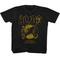 thumbnail image 1 of T-Shirt Noir pour Tout-Petit AC/DC Monochrome FTATR, 1 of 2
