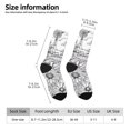 thumbnail image 2 of Honeii Country Farm Scene Print Adult Socks,Crew Socks,Casual Calf Socks,Daily Wear Socks for Men & Women, Perfect for Sports, Casual and Everyday Use, 2 of 6