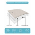 thumbnail image 5 of Grey Beige Ombre Queen Size Down Alternative Comforter, Lightweight Comforter Quilt Bedding Set with Pillow Shams Minimalist Ocean Waves Linen All Seasons Bed Comforter Duvet Insert 90"x96", 5 of 7
