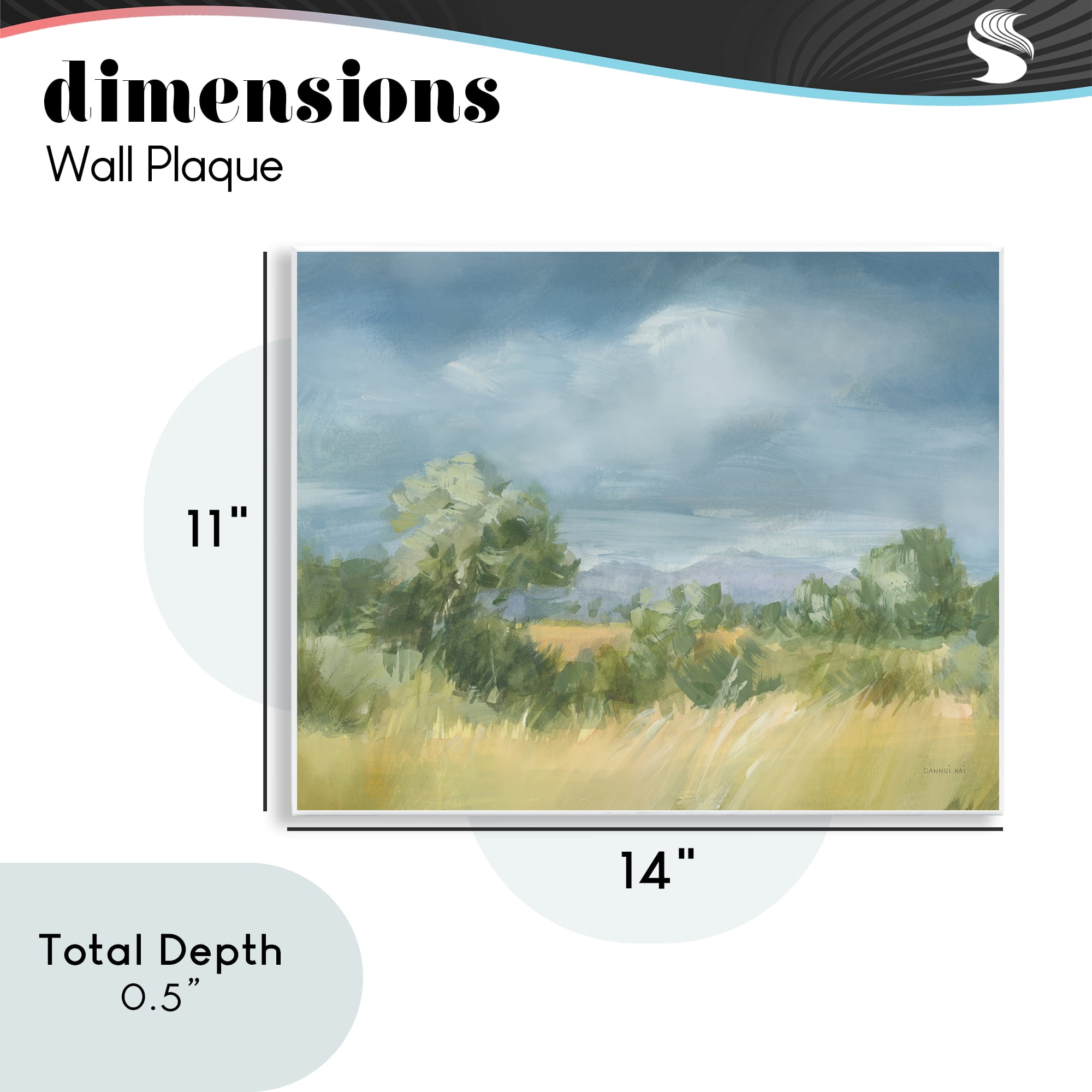Stupell Industries Whispering Winds Countryside Wall Plaque Art, design by Danhui Nai