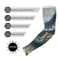 thumbnail image 5 of ALAZA Tiger on Mountain UV Sun Protection Arm Sleeves UPF 50+ Compression Cooling Sleeve 1 Pair, 5 of 7