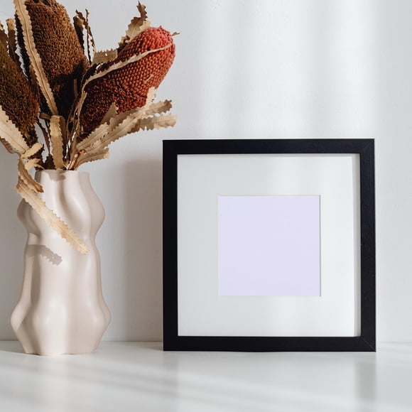 WRISTBIQUE 20Pcs White DIY Pre Cut Picture Mats for Photo Frame Matting with Artwork Frame Board