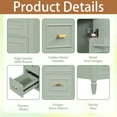 thumbnail image 5 of MIDOQIN 36” Bathroom Vanity with Sink, Freestanding Solid Wood Bathroom Sink Vanity Cabinet Set with 2 Drawers & Adjustable Shelf, 5 of 16