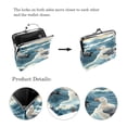 thumbnail image 3 of Seagull Travel Wallet - Stylish Coin Purse with 0.7 Microfiber Material & Secure Zinc Alloy Jaws, 4.3x4.7 in/11x12 cm Size, 3 of 7
