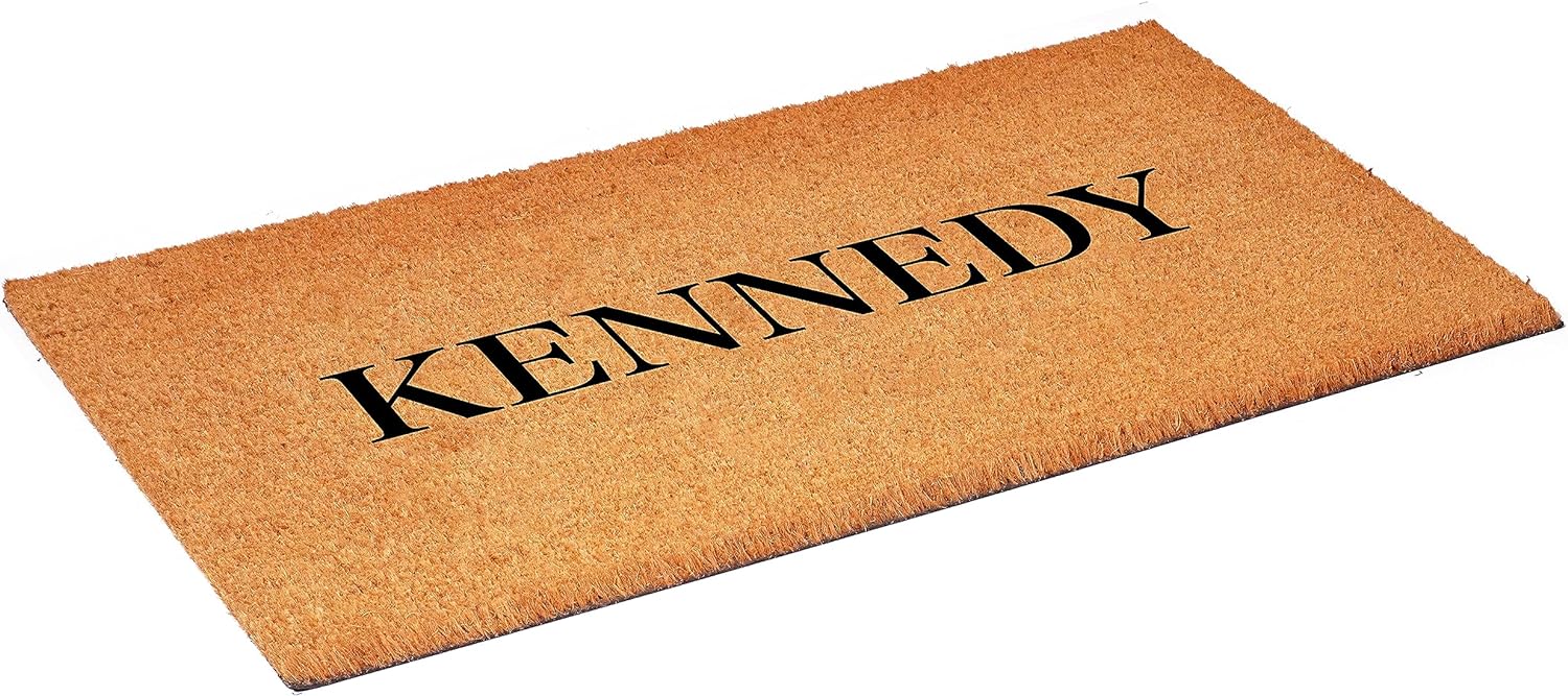 Calloway Mills 111372436 Bold Kennedy Personalized Doormats 24" x 36"