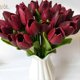 thumbnail image 3 of ZHOUBA 10Pcs/Set Artificial Tulip Flowers Home Wedding Party Decor Gift Photograph Prop, 3 of 5