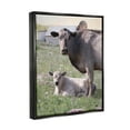 thumbnail image 3 of Stupell Country Cattle & Calf Farm Meadow Animals & Insects Photography Black Floater Framed Art Print Wall Art, 3 of 6