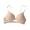 Pink, variant on Women's Inbarely Triangle Bralette Plunge Supportive Front Fastening Bras No Underwire Soft Comfortable Everyday Lingeries Black XL