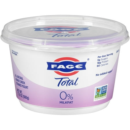 Fage Total 0% Milkfat All Natural Nonfat Greek Strained Yogurt, 16 oz