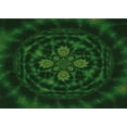 thumbnail image 1 of Ahgly Company Indoor Rectangle Patterned Green Area Rugs, 2' x 5', 1 of 6