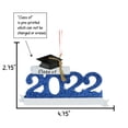 thumbnail image 5 of Personalized Graduation Ornament 2023 - Senior Year Class of 2023 Blue Graduate Christmas Ornament, 5 of 9