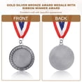 thumbnail image 4 of Uxcell Award Medal, Prize Medal Winner Award with Neck Ribbon for Competitions Sport Games Spelling s Silver, 4 of 7