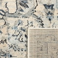 thumbnail image 5 of SAFAVIEH Charleston Zharko Floral Area Rug, Ivory/Light Blue, 6'7" x 6'7" Square, 5 of 9