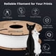 thumbnail image 4 of Filamento para impresora 3D Comgrow PLA de 1,75 mm, bobina de 1 kg, blanco, 4 of 8