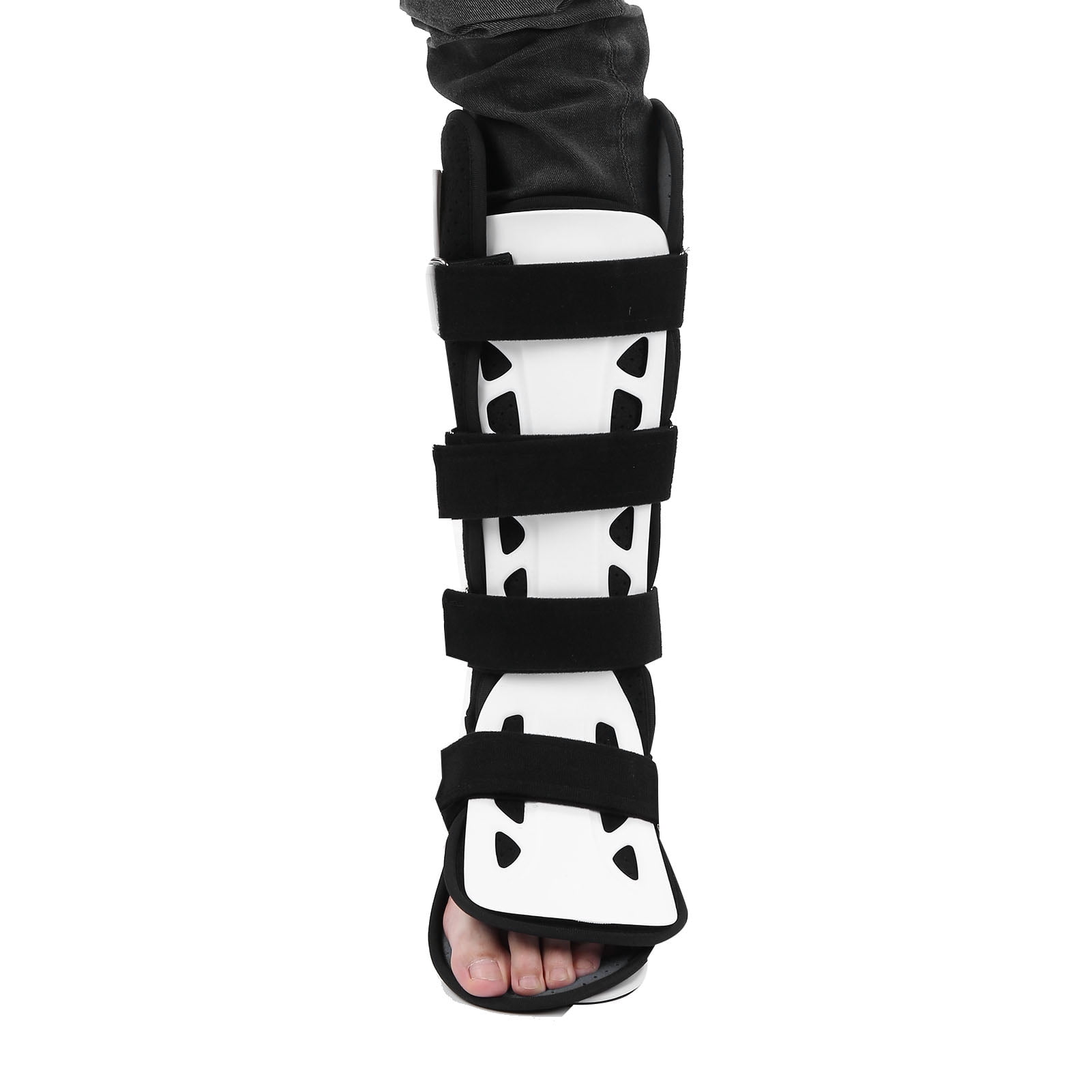 Foot Drop Corrector Porous Ventilated Material Varus Valgus Porous Ventilated Material Ankle Brace Fracture Ankle Joint Fixation Support Single Anti‑Skid, Shock‑Absorbing Ankle Brace