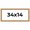 Bhutan, variant on 34x14 Frame Gold Rustic Solid Wood Picture Frame | 1.25 Inch Wide Moulding | Rustique Gold