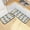 Abstract Elephants and Plants, variant on Dailycode 2 Pcs Kitchen Rug Set Non Slip Absorbent Soft Floor Mats for Kitchen Bathroom Football Basketball Shoes 19.7"x27.6"+19.7"x47.2"