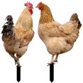 thumbnail image 1 of 2Pcs Acrylic Yard Stakes Decorative Chicken Stake Acrylic Yard Insert Signs Lawn Stakes, 1 of 2