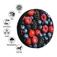 thumbnail image 4 of Fotbe Variety Of Fruits And Berries Funda de Llanta de Repuesto con Estampado, Engrosada, Ajuste Universal para Jeep, Remolque, RV, SUV, Camión-17 inch, 4 of 6