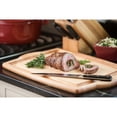 thumbnail image 4 of J.K. Adams Farmhouse Maple Carving Board, Wood Kitchen Cutting Board, 20" x 14" x 0.75", 4 of 6
