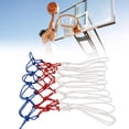 thumbnail image 1 of Basketball Net Replacement, Portable Basketball Net Easy Installation Red White and Blue  for Training for Parks, 1 of 8