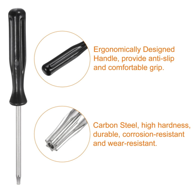 Uxcell 5pcs Torx Screwdriver T8H 4