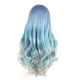 thumbnail image 3 of Peluca larga ondulada para cosplay, azul y gris, 70 cm, sintética Heat R, 3 of 3