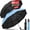 Black+Light Blue, variant on 2 Pack Strongest Windproof Travel Umbrella Withstands 100MPH Winds, 10 All-Fiberglass Ribs, Withstands Severe Weather, Automatic Folding, Compact & Portable, for Women & Men, UPF 50+, Black