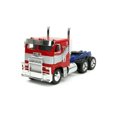 Transformers Rise of The Beast 1:24 Optimus Prime w/Robot on Chassis Die-Cast Car Car & Truck Play Vehicles